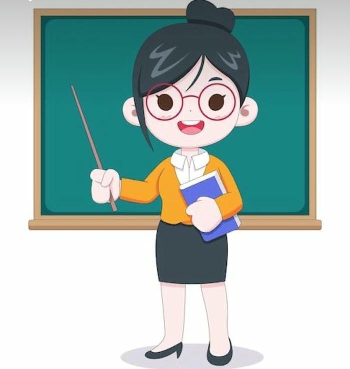 hình ảnh cô giáo chibi cute