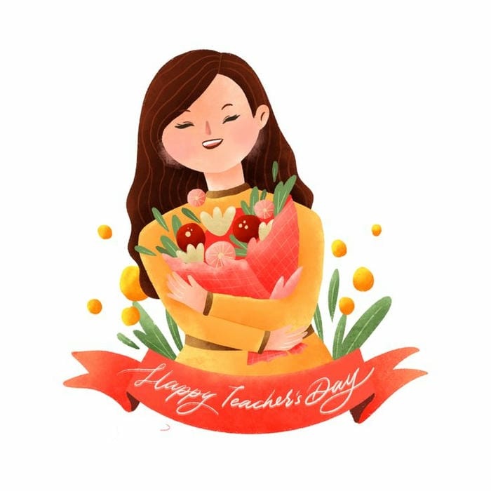 hình ảnh cô giáo chibi dễ thương