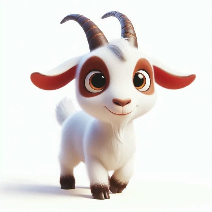 hình ảnh con dê cute