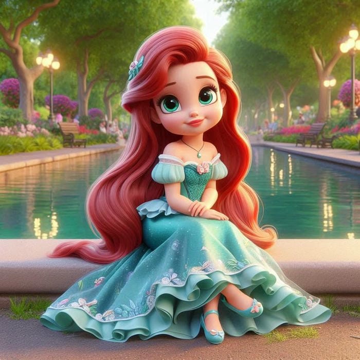 hình ảnh công chúa chibi dễ thương