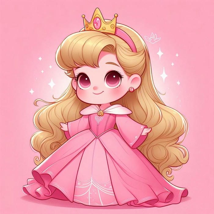 hình ảnh công chúa chibi xinh cực