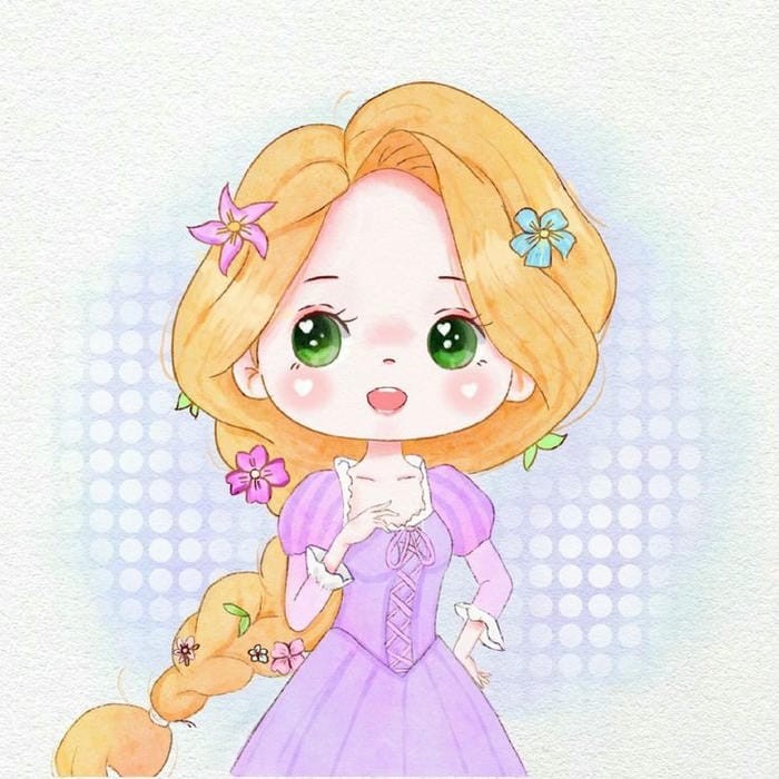 hình ảnh công chúa chibi xinh nhất