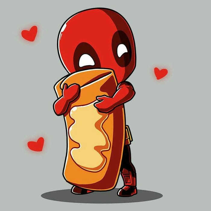 hình ảnh deadpool chibi siêu cute
