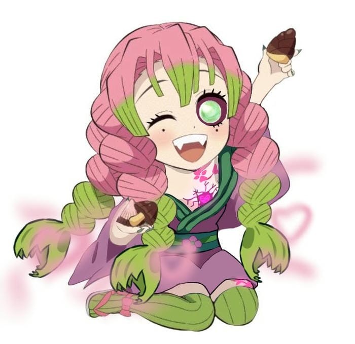 hình ảnh mitsuri chibi siêu cute