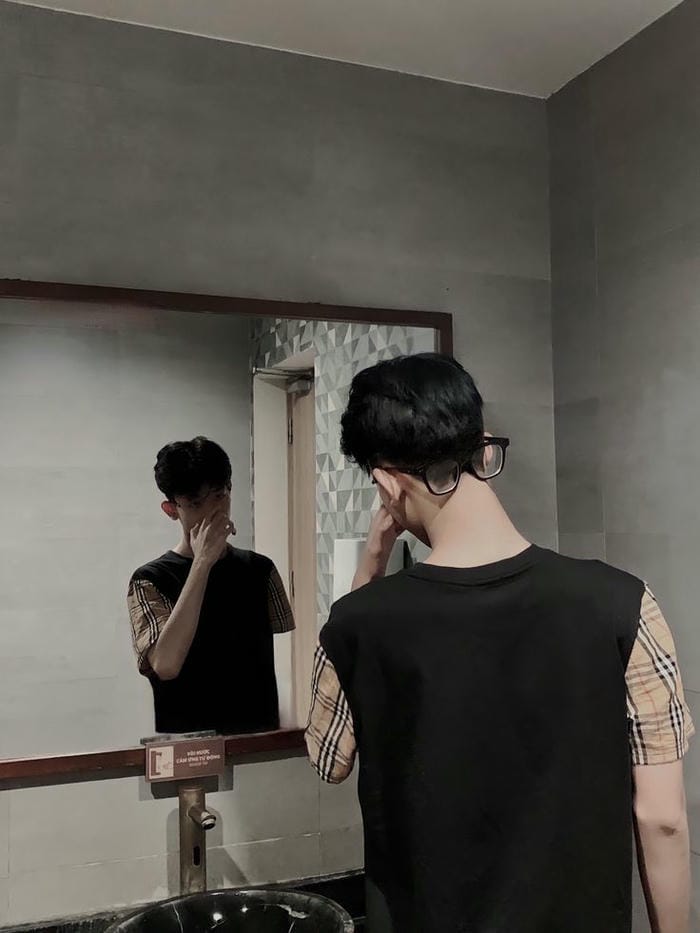 hình ảnh trai che mặt chất