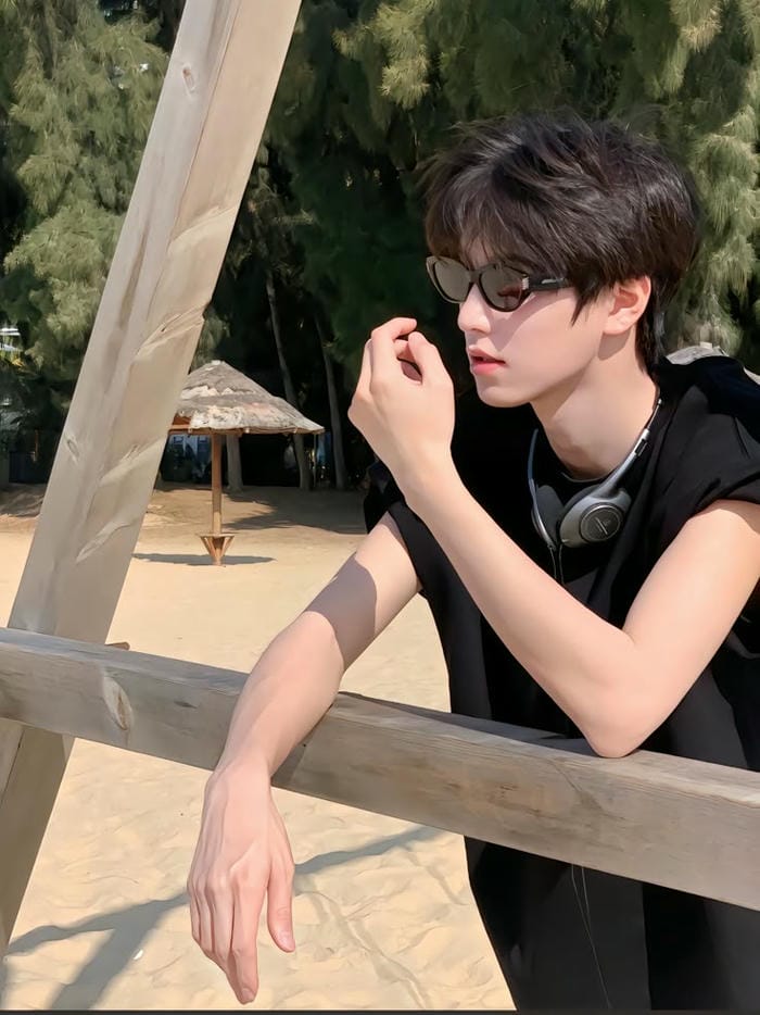 hình ảnh trai đeo kính đen đẹp