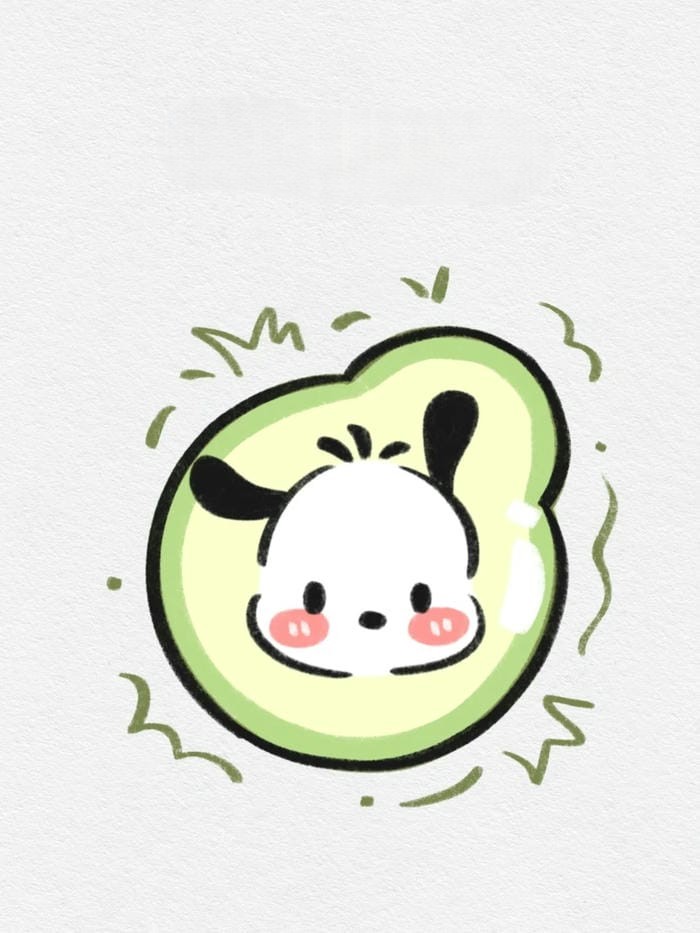 hình bơ chibi cute cực