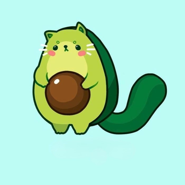 hình bơ chibi siêu cute