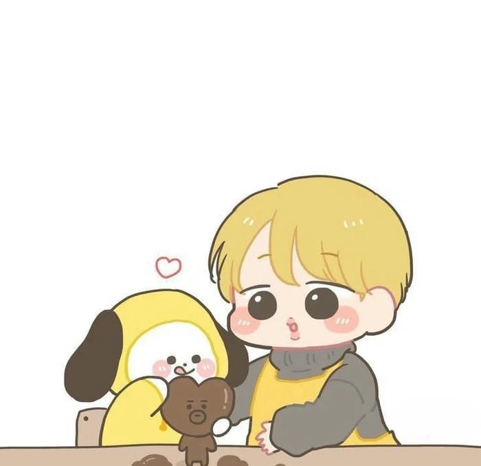 hình bts chibi jimin cute