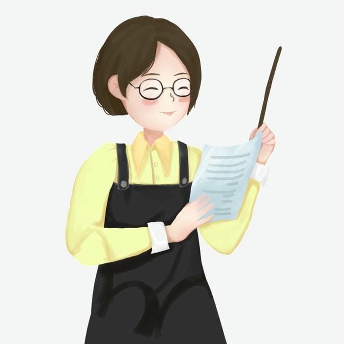 hình chibi con giáo dễ thương