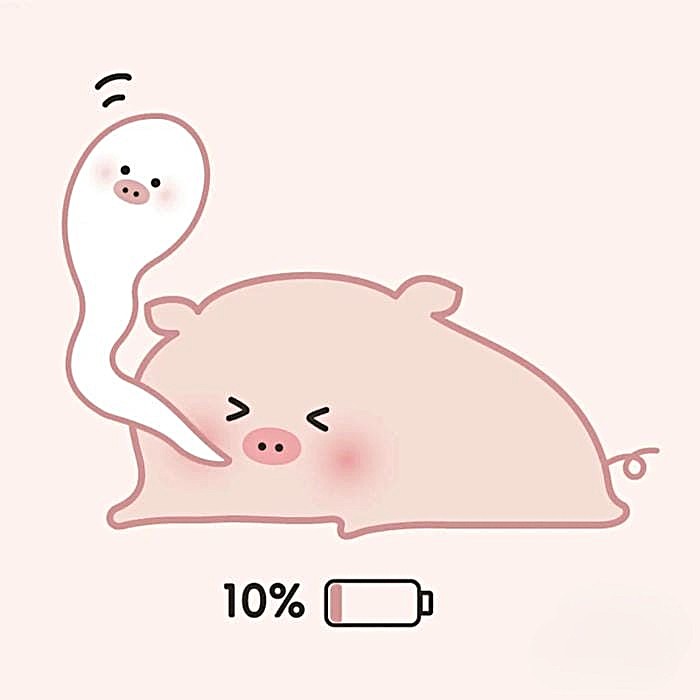 hình chibi mệt mỏi