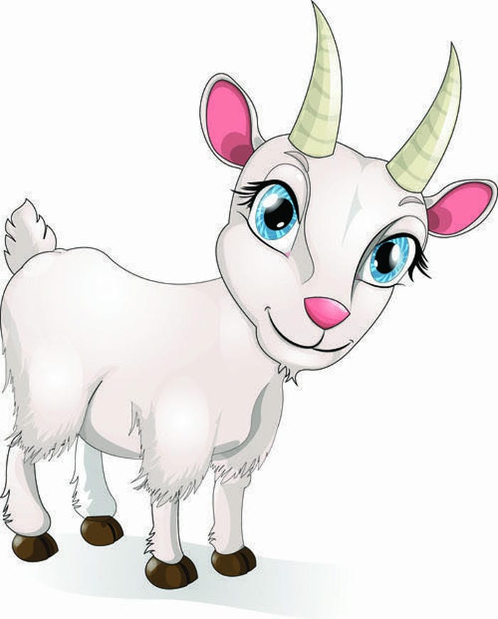 hình dê chibi xinh đẹp