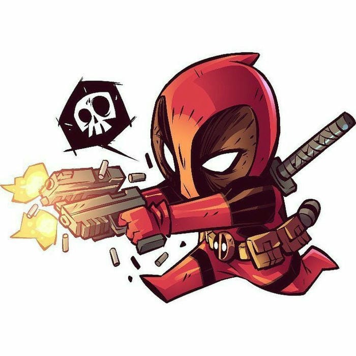 hình deadpool chibi ngầu