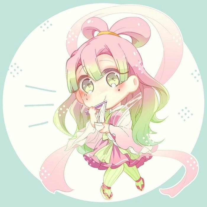hình mitsuri chibi cute