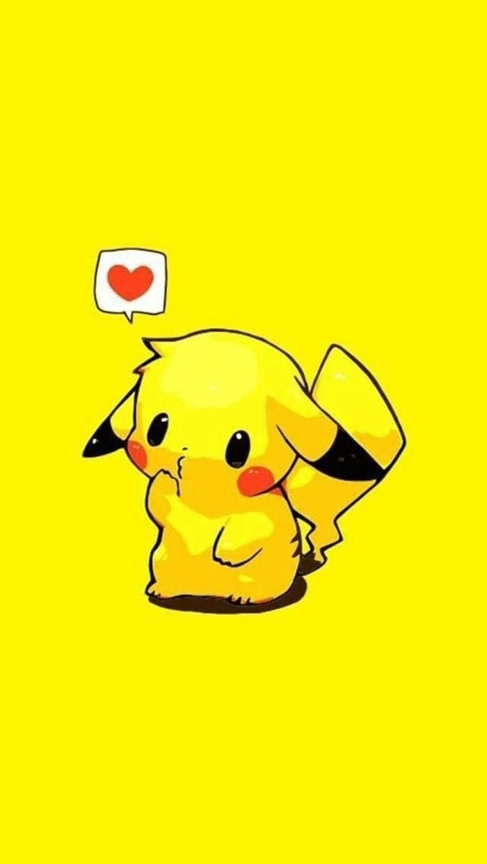 hình nền pikachu chibi đáng yêu
