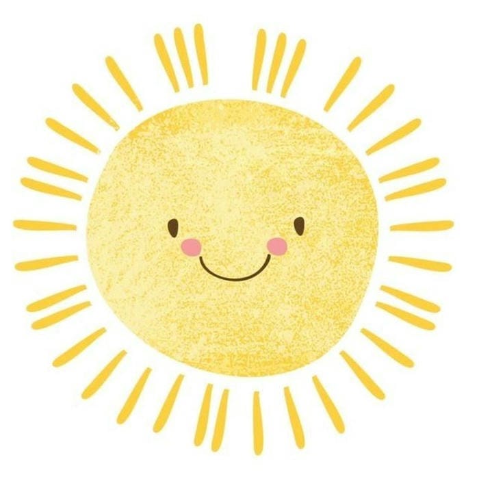 mặt trời chibi dễ thương