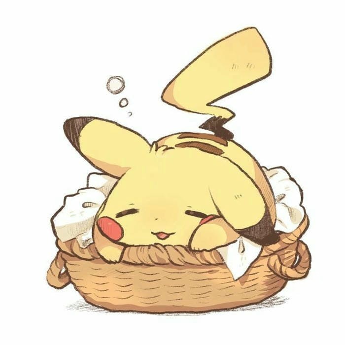 pikachu chibi art cute