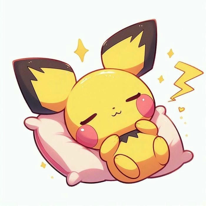 pikachu chibi dễ thương