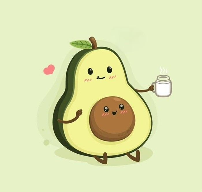 quả bơ chibi đáng yêu nhất