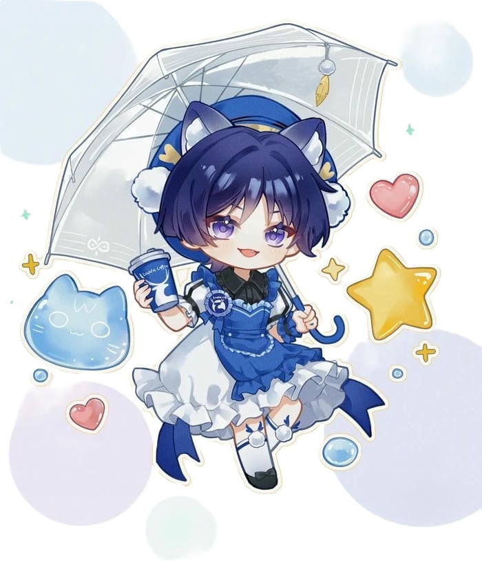 scara chibi đáng yêu