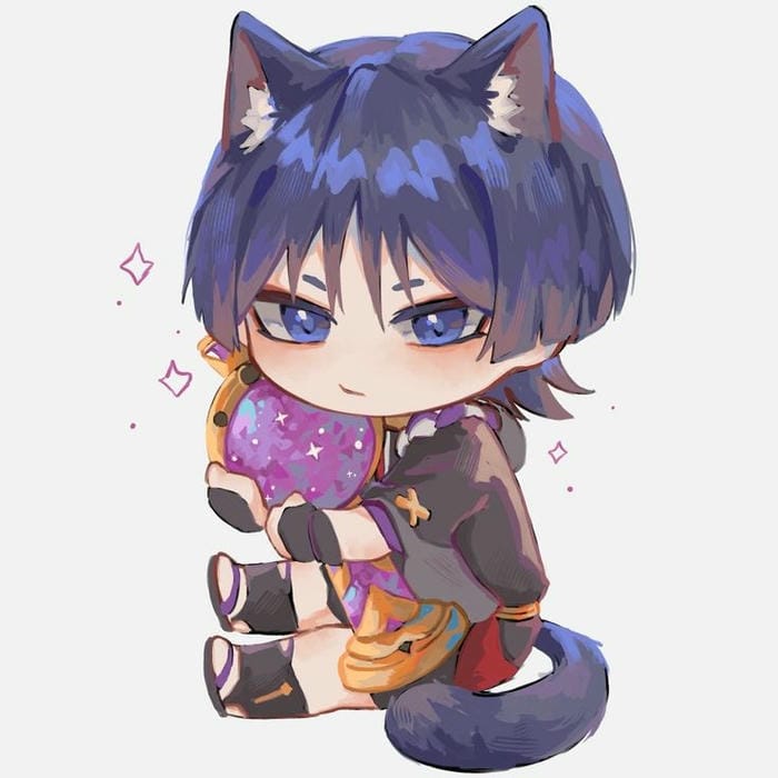 scaramouche chibi cute