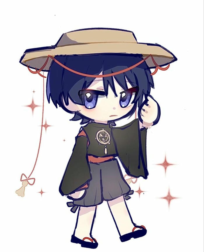 scaramouche chibi đẹp