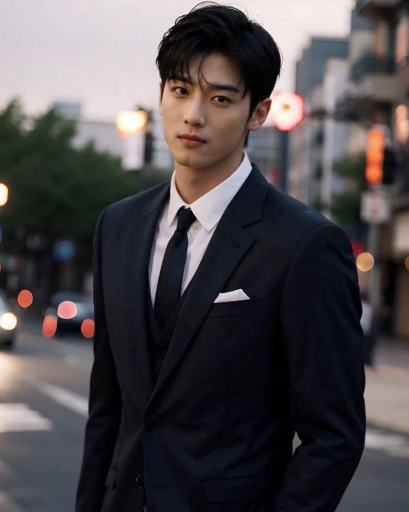 trai đẹp mặc vest nhảy