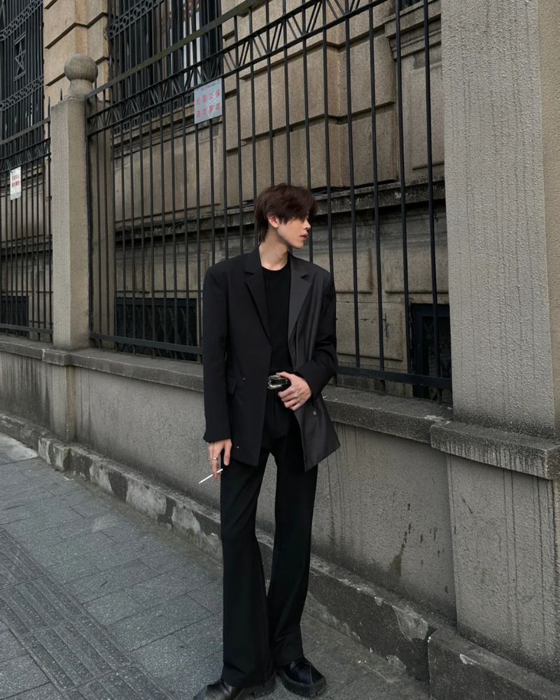 trai đẹp trung quốc mặc vest sầu