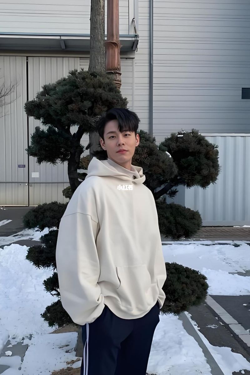 trai hàn quốc cười tuyết