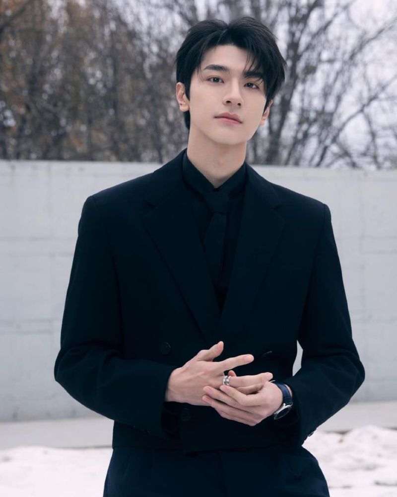 trai mặc vest đẹp trai