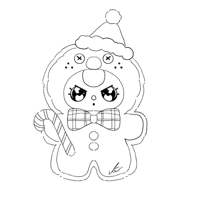 ảnh tranh tô màu baby three cho các bé