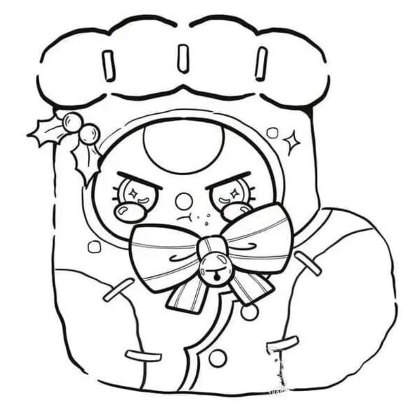 ảnh tranh tô màu baby three cực đẹp