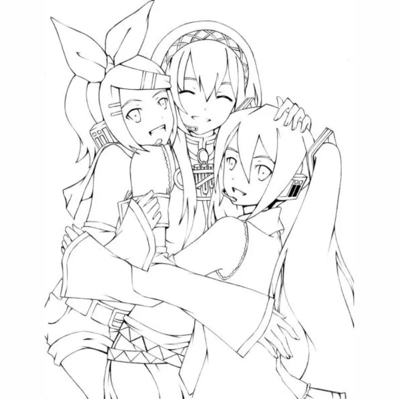 ảnh tranh tô màu blackpink cực đẹp