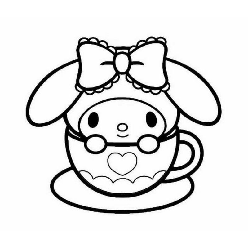 ảnh tranh tô màu melody cho bé mẫu giáo