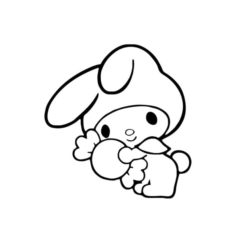 ảnh tranh tô màu melody cho trẻ mầm non