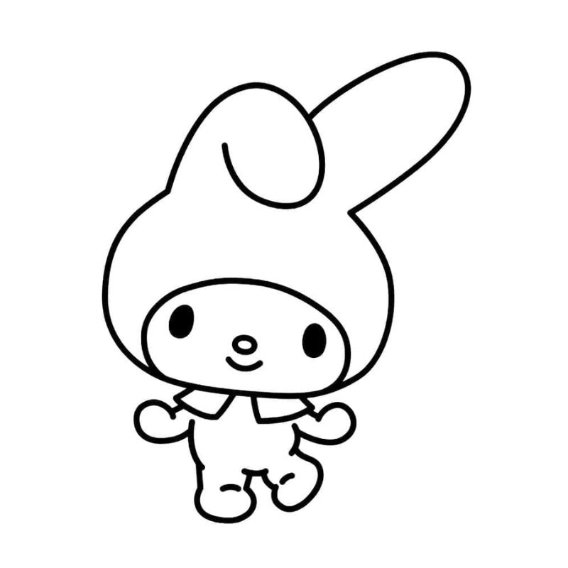 ảnh tranh tô màu melody cực đẹp