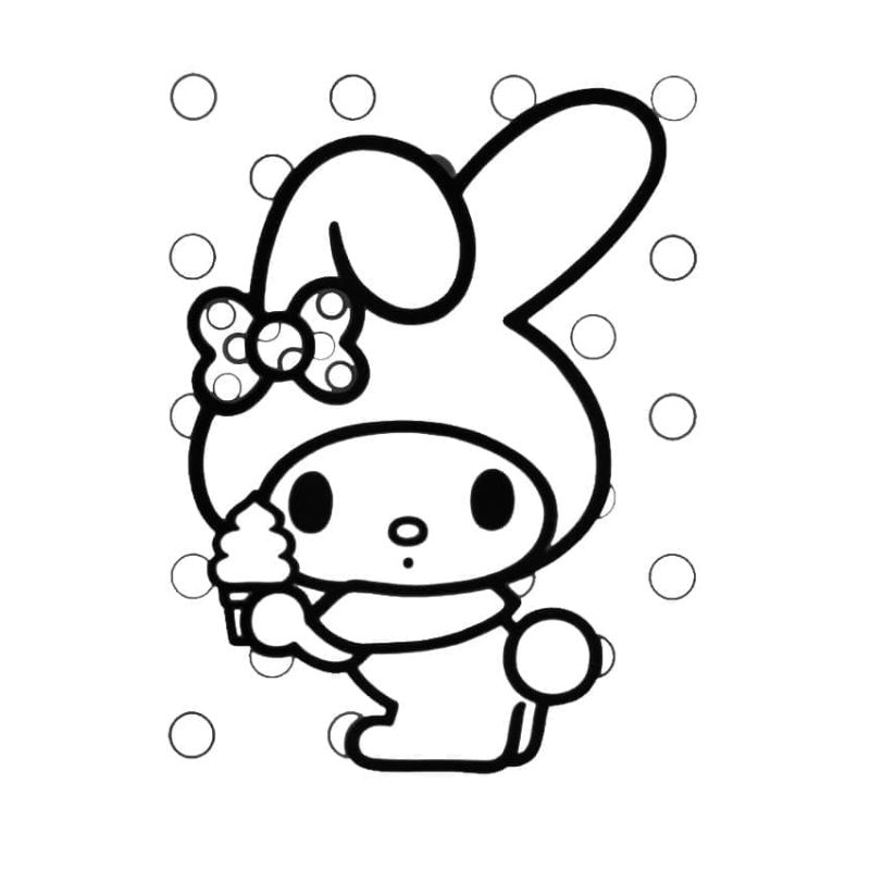 ảnh tranh tô màu melody đẹp nhất