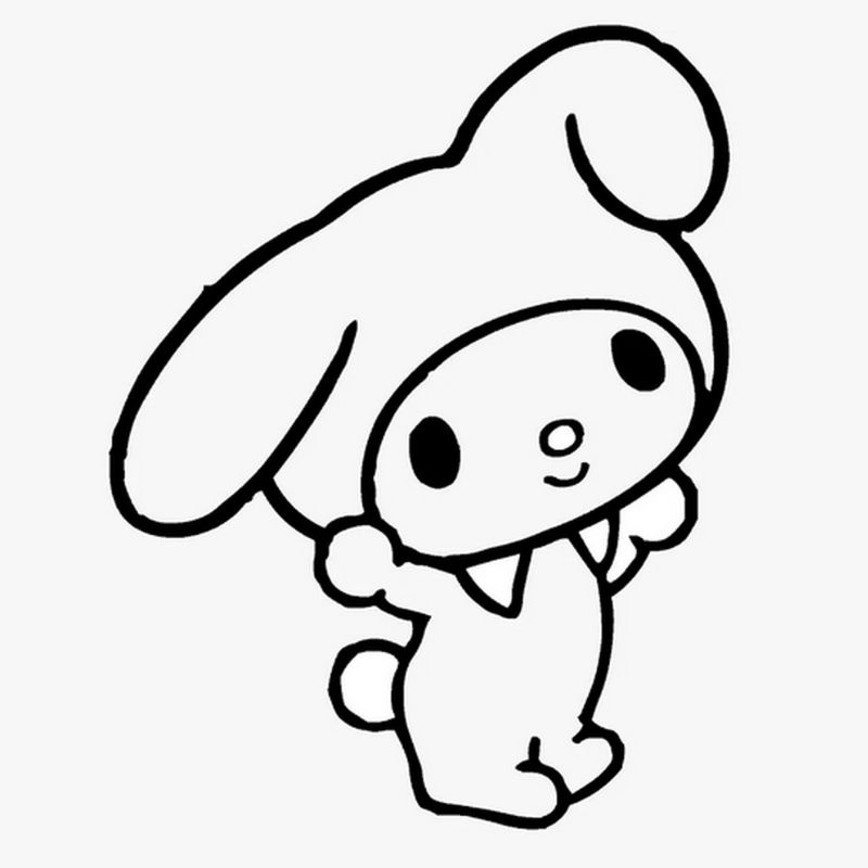 ảnh tranh tô màu melody siêu đẹp