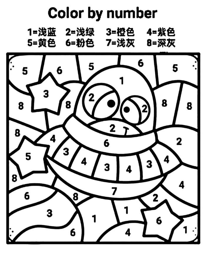 ảnh tranh tô màu theo số đẹp nhất