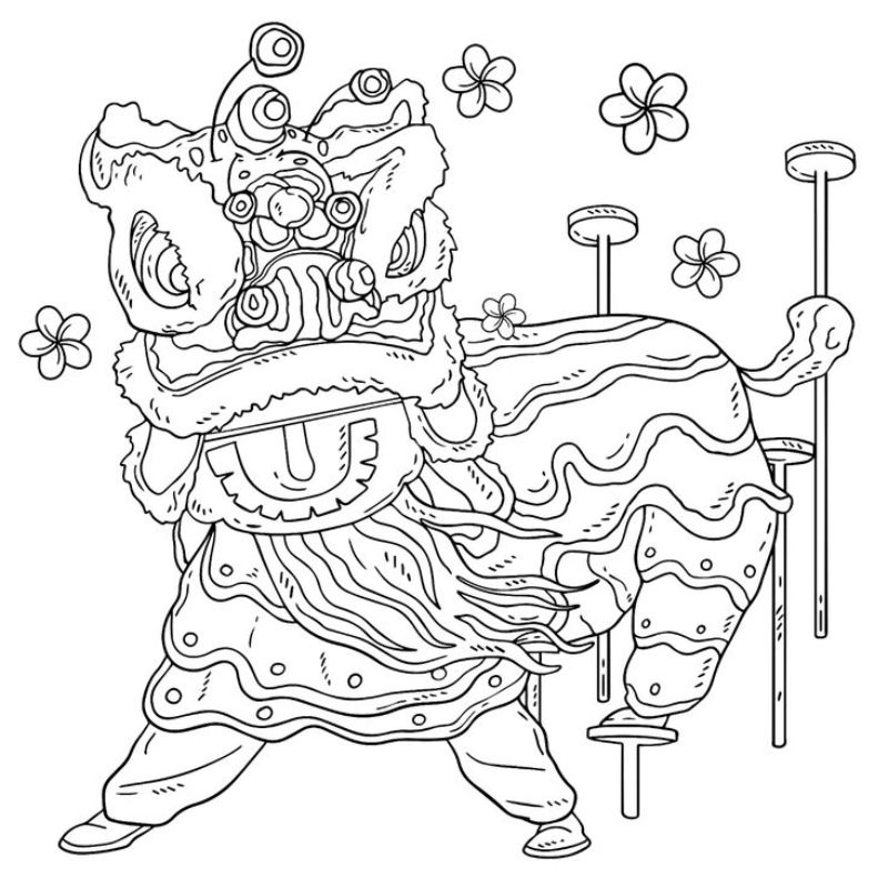 ảnh tranh tô màu trung thu cho bé mẫu giáo