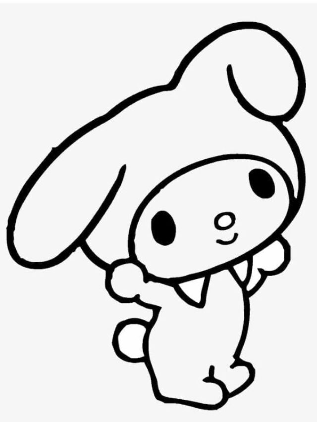 55+ Bộ tranh tô màu Melody hoạt hình dễ thương cho bé