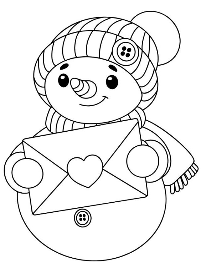 99+ Bộ tranh tô màu Noel độc đáo cho bé