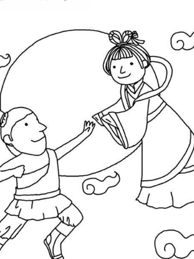 122+ Mẫu tranh tô màu trung thu mới lạ cho bé