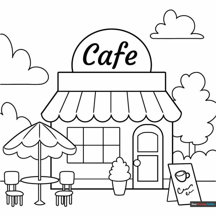 tô màu tranh phong cảnh đẹp ĩnh