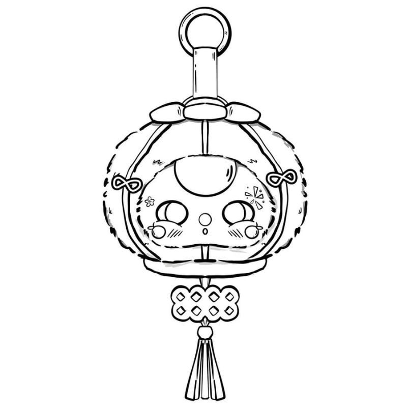 tranh tô màu baby three cho bé mẫu giáo