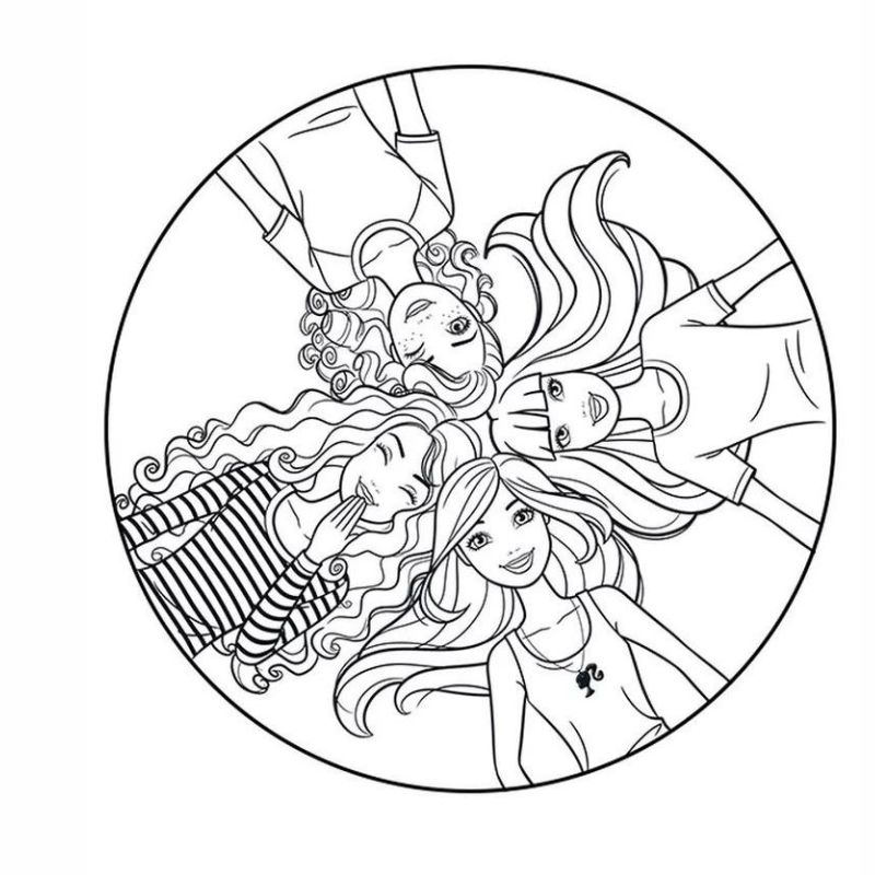 tranh tô màu blackpink cho bé mẫu giáo