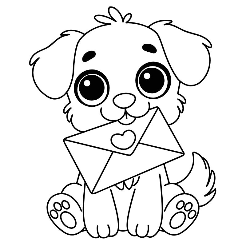 tranh tô màu chibi cute