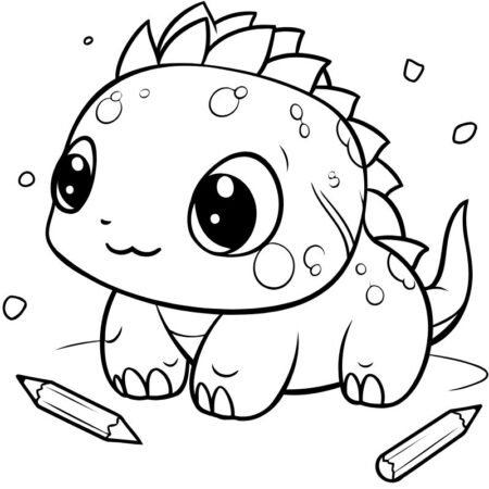 Gợi ý 50 tranh tô màu chibi cute đơn giản ngộ nghĩnh cho bé