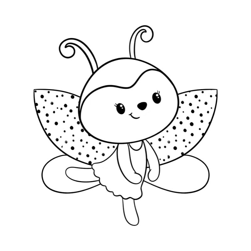 tranh tô màu chibi cute cute