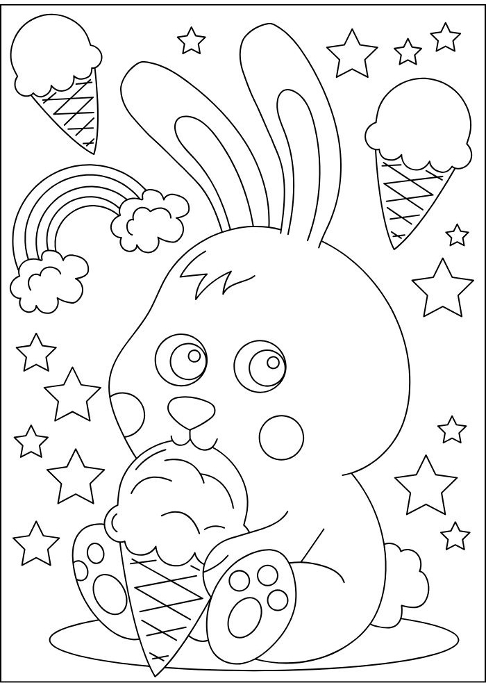 tranh tô màu cho bé 7-8 tuổi cực cute